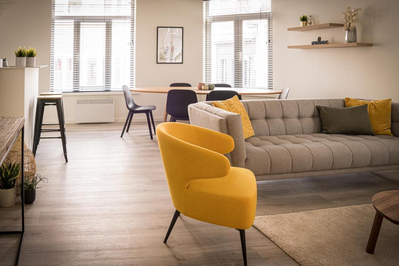 Etage 2 - Appartement In Centrum, 300M Van Zee En Gratis Parking Ostende Exterior foto